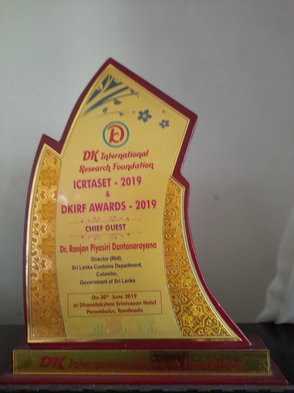 Chief Guest Invitation